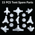 15X Spare Parts for 3X6M Gazebo Awning Tent Corner Center Connector Feet 25/19Mm