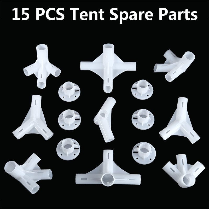 15X Spare Parts for 3X6M Gazebo Awning Tent Corner Center Connector Feet 25/19Mm