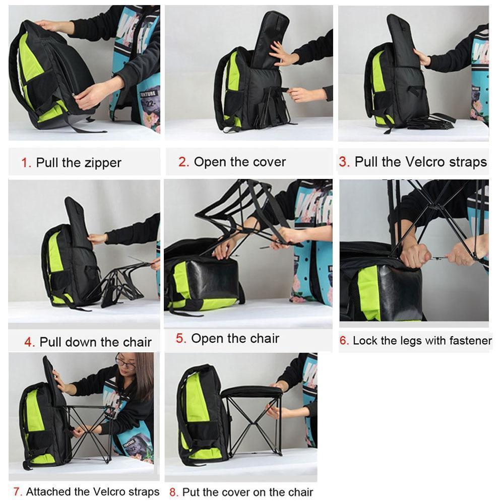 2-in-1 Chair Bag Backpack